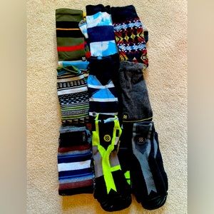 9 pair Men’s L/XL Stance socks